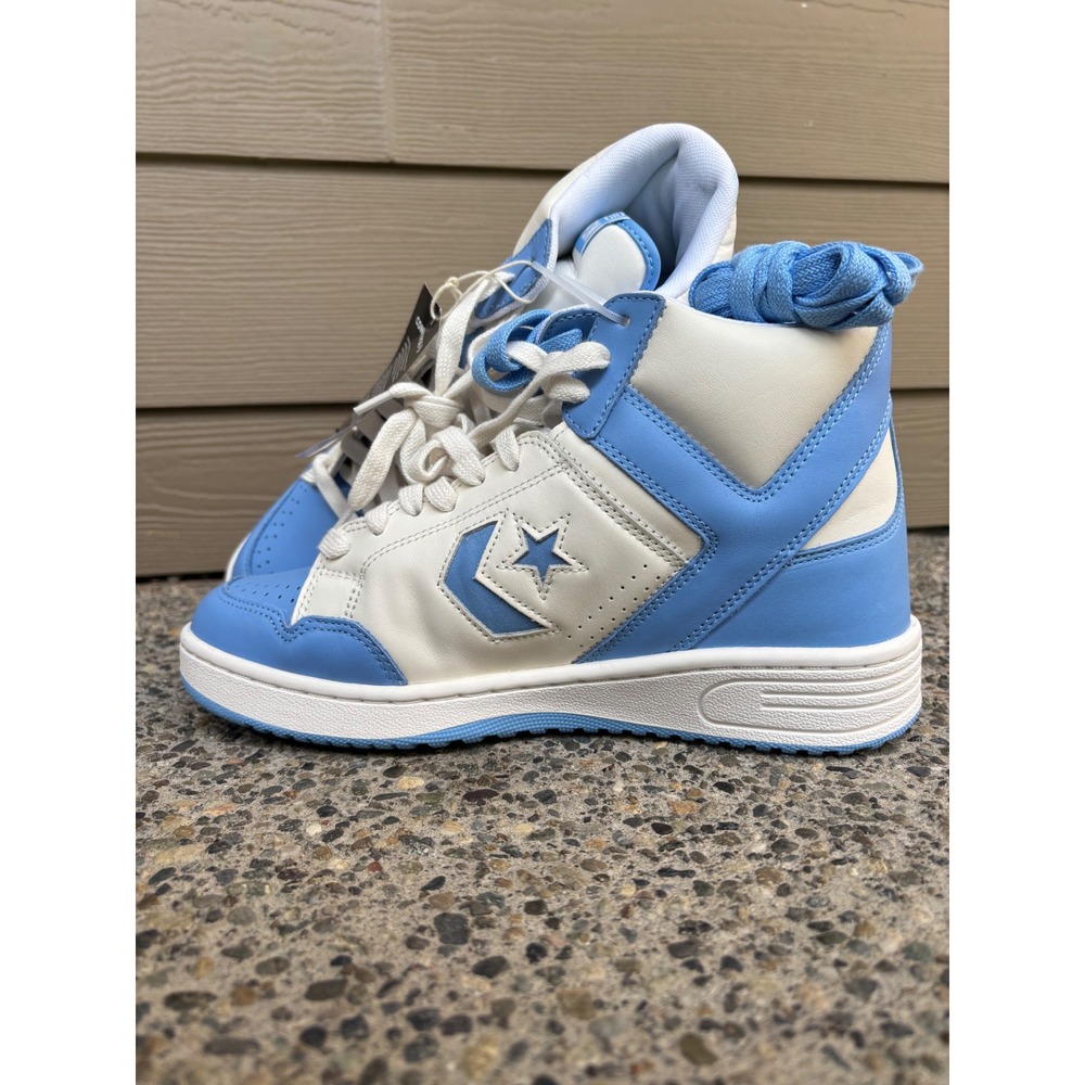 NEW Converse Weapon Blue White A10597C UNC Larry Bird Magic Johnson Men 9/W 10.5 - Picture 4 of 11